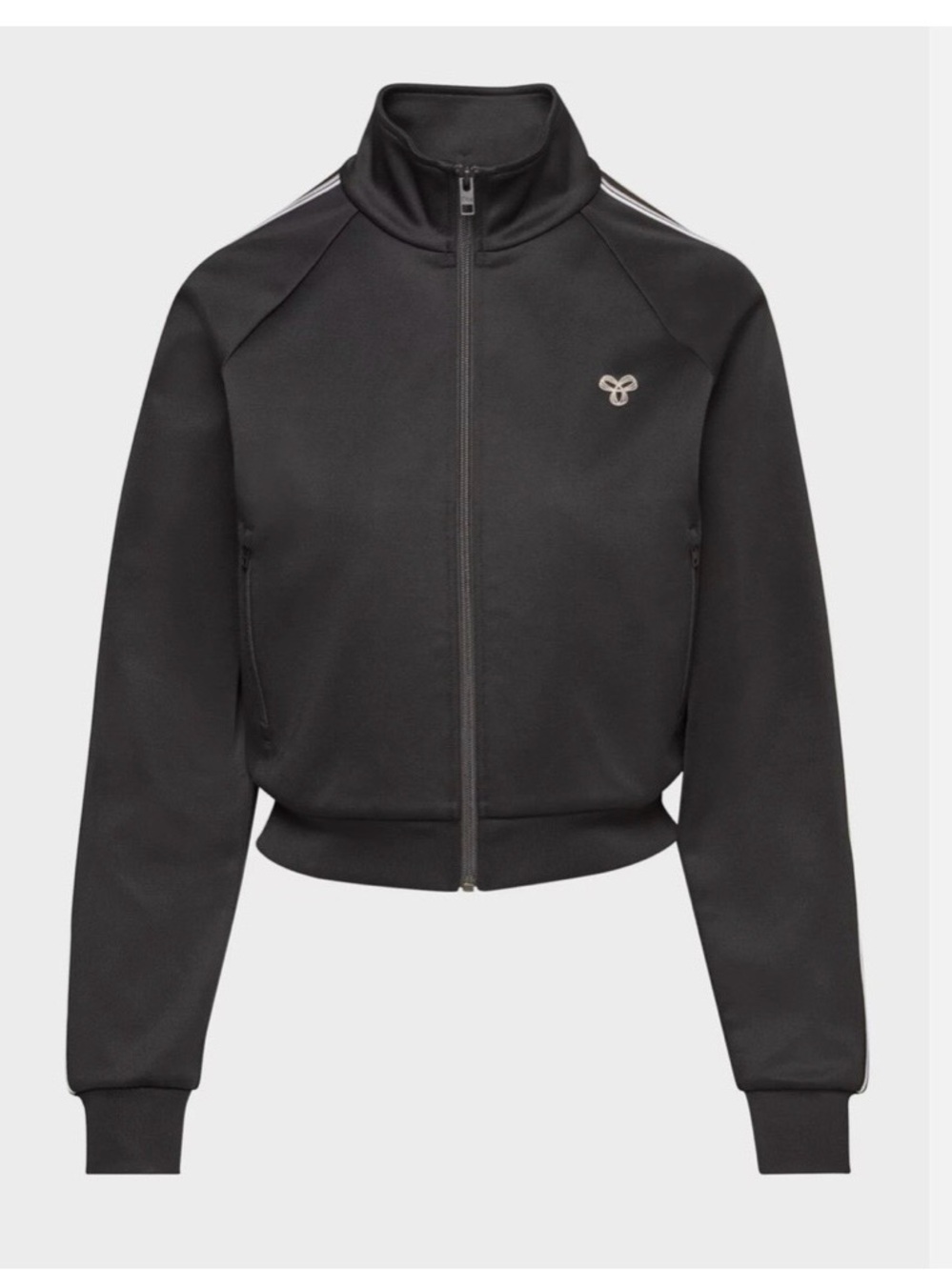 Aritzia Tna black Parkway Zip-Up size small